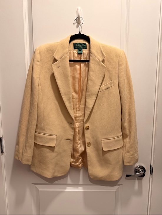 Ralph Lauren Jackets & Blazers - Lauren Ralph Lauren Wool Cream Blazer